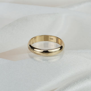 Gilford - 14k Yellow Gold Half-Round Wedding Band
